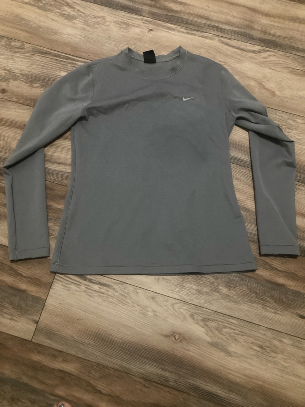 Nike Pro Dri-Fit Gray Women’s Longsleeve Shirt Size L
